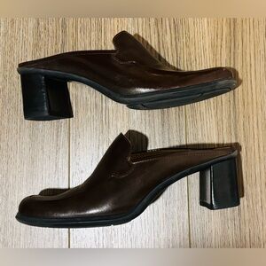 Franco Sarto Dark Brown Women's Mules